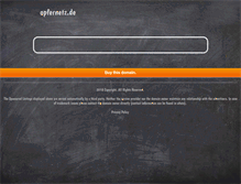 Tablet Screenshot of opfernetz.de